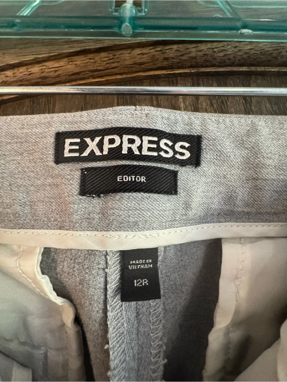 Express Women's Light Beige Dress Trousers